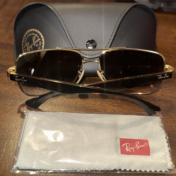 Ray Ban - gold / tortoise / light brown sunglasses - Picture 11 of 12